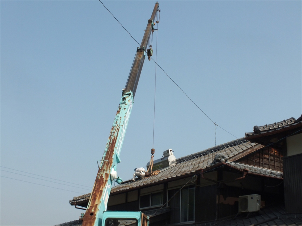 太陽熱取替え工事