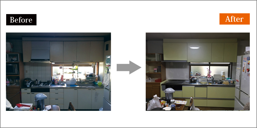U様　キッチン取り替え工事